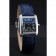 Cartier Tank MC Stainless Steel Case Blue Dial Blue Leather Strap   622178
