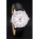 Omega Swiss DeVille Stainless Steel Bezel Black Leather Strap 7618