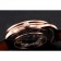 Swiss Hermes Arceau Skeleton Black Dial Brown Hands Rose Gold Case Black Leather Strap