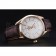 Omega Seamaster Planet Ocean GMT White Dial Gold Case Brown Leather Band  622399