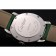 Cartier Ronde White Dial Diamond Bezel Stainless Steel Case Green Leather Strap