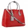 Prada Double Tote Red With Python Handles