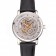 Swiss Piaget Altiplano Skeleton Dial With Diamonds Stainless Steel Case Black Leather Strap