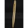 Cartier Upper Body Engraved Gold Ballpoint Pen  622775