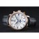 Omega De Ville Moonphase White Dial Rose Gold Case Black Leather Bracelet  1454227