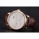 A. Lange & Sohne Lange 1 White Dial Rose Gold Case Brown Leather Strap