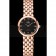 Omega De Ville Prestige No Date Black Dial With Diamonds Rose Gold Case And Bracelet