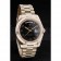 Rolex Swiss DayDate Gold Stainless Steel Ribbed Bezel Black Dial 41998