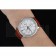 Vacheron Constantin Patrimony Power Reserve White Dial Silver Diamond Case Brown Leather Bracelet  1454266