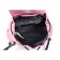 Burberry Medium Backpack Pink Nylon Black Leather Trim 18927047