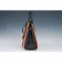 Prada Medium Bicolor Orange And Black Leather Satchel  18927300