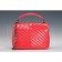 Saint Laurent College Monogram Patent Leather Medium Coral Bag 18927013