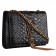 Saint Laurent Kate Monogram Tassel Python Leather Gold Hardware Black Mini Bag 18926850