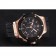 Hublot Big Bang King Black Strap Gold Dial Watch