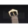 Patek Philippe Calatrava Black Dial Gold Case Black Leather Strap  622845