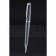 Rolex Silver Rimmed Dark Blue Ballpoint Pen  622801