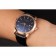 Patek Philipe Calatrava Roze Gold Polished Bezel Black Leather Bracelet 801432