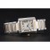 Swiss Cartier Tank Francaise Steel Case White Dial Roman Numerals Two Tone Bracelet  622648