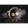 Emporio Armani Classic Chronograph Black Dial Rose Gold Case Black Leather Bracelet  622333