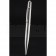 Cartier Upper Body Engraved Silver Ballpoint Pen  622774