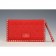 Valentino Viva Valentino Fabric Clutch Red
