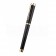 Bvlgari Gold Rimmed Black Ballpoint Pen With Bvlgari Engraved Cap