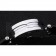 Bvlgari B.ZERO1 25mm White Dial Stainless Steel Case Gold Bezel Black Leather Bracelet