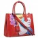 Prada Saffiano Double Tote Collage Print Red Bag 18927290