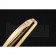 Christian Dior Pattern Grooved Gold Ballpoint Pen  622743