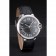 Cartier Ballon Bleu 42mm Black Dial Stainless Steel Case Black Leather Bracelet