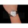 Swiss Cartier Ballon Bleu Two Timezone White Dial Silver Case Gold And Silver Bracelet 1453877