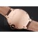 Swiss Ballon Blue De Cartier Gold Case White Dial Roman Numerals Brown Leather Bracelet   622651