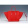Celine Phantom Luggage Suede Leather Red