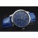 Vacheron Constantin Patrimony Power Reserve Blue Dial Silver Case Blue Leather Bracelet  1454263