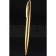 Christian Dior Pattern Grooved Gold Ballpoint Pen  622743