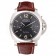 Panerai Luminor 1950 Tourbillon GMT Black Dial Stainless Steel Case Brown Leather Strap