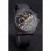 Tudor Fastrider Black Shield Black Dial Gold Markings Black Case Black Rubber Strap