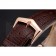 Patek Philippe Chronograph White Dial Rose Gold Case Brown Leather Strap