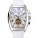 Franck Muller Casablanca White Croco Leather Strap White Dial 80281