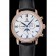 Omega De Ville Moonphase White Dial Rose Gold Case Black Leather Bracelet  1454227