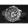 Cartier Calibre De Cartier Small Seconds Black And White Dial Stainless Steel Case Black Leather Strap