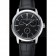 Vacheron Constantin Patrimony Power Reserve Black Dial Silver Case Black Leather Bracelet  1454262