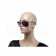 Prada Sporty Square Gold Frame Linea Rossa Logo Sunglasses 308311