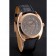 Hermes Dressage Light Brown Dial Rose Gold Case Black Leather Strap