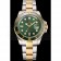 Swiss Rolex Submariner Green Dial And Bezel Two Tone Steel Gold Bracelet