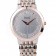 Piaget Traditional Rose Gold Case Double Studded Minute Markers Silver Dial