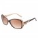 Cartier Decor Panthere Beige Frame Sunglasses 308072