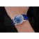 Swiss Cartier Ronde Solo Gold Diamond Case Blue Dial Roman Numerals  622208