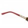 Cartier Panthere Decor Black Frame Red Temples Sunglasses 308262