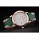 Burberry The City Classic Silver Dial Green Bracelet  622564